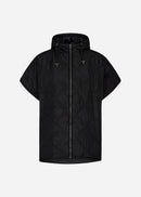 Fenya 44 Padded Poncho - Black