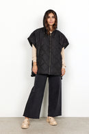 Fenya 44 Padded Poncho - Black