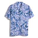 Manzarek Revere Print Shirt - Faded Denim