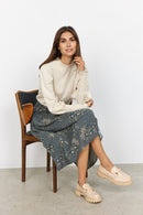 Gillian 4 Midi Skirt - Slate