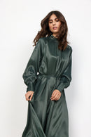 Hope3 Midi Dress - Forest Green