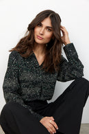 Haddy 1 Blouse - Forest Green