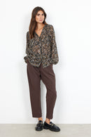 Hedda Floral Blouse - Black