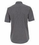 Stripe Leisure Short Sleeve Shirt - Light Blue