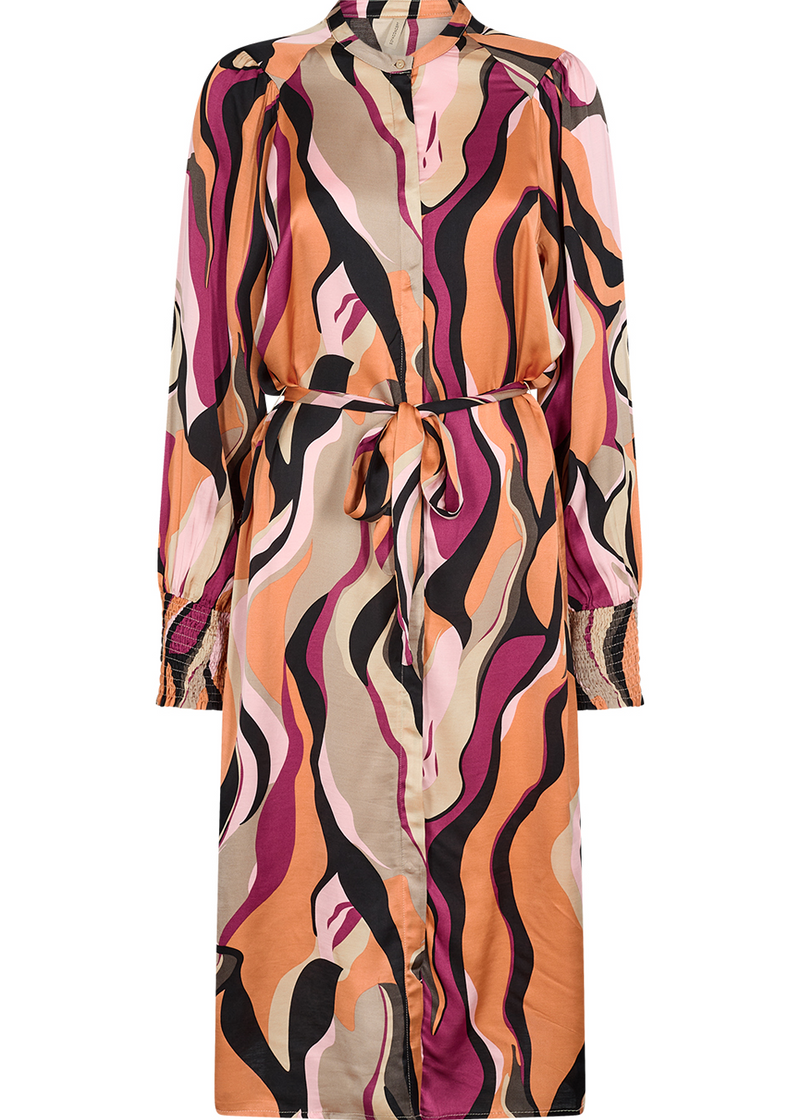 Jamilla 3 Print Dress - Rose