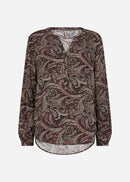 Hilma Floral Blouse - Woodrose