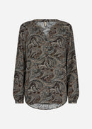 Hilma Floral Blouse - Misty