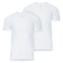 V Neck 2 Pack - White