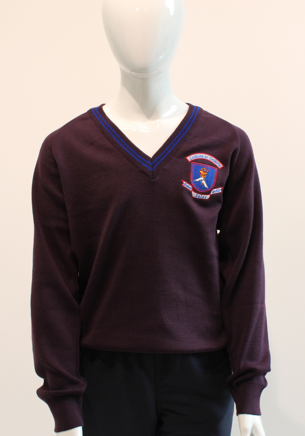 Cotton/acrylic Jumper - Purple