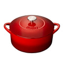 Pomegranate Cast Iron 24cm Round Casserole