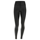 High Rise Faux Leather Skinny - Black