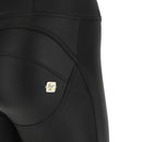 High Rise Faux Leather Skinny - Black