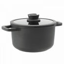 Leo Stone 24cm Non Stick Stockpot With Lid