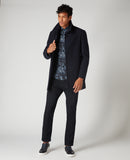 Matt Slim Fit Shirt - Navy1