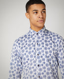 Tapered Frank Shirt - Light Navy