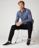 Ashton Slim Fit Shirt - Dark Blue