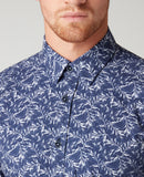 Ashton Slim Fit Shirt - Dark Blue