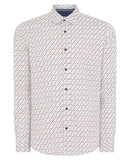 Seville Long Sleeve Tapered Shirt - Light Navy