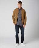 Seville Long Sleeve Tapered Shirt - Navy1
