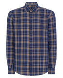 Seville Check Long Sleeve Tap - Navy1