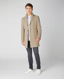 Rome Check Long Sleeve Slim Shirt - Grey