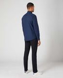 Seville Long Sleeve Casual Shirt - Navy1