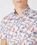 Seville Short Sleeve Casual Shirt - Light Wine