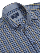 Short Sleeve Casual Shirt - Dark Blue