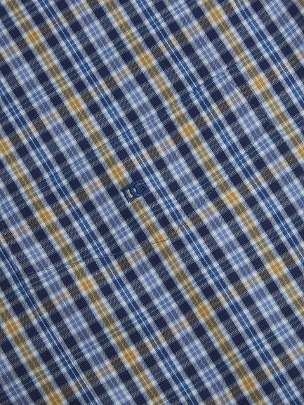 Short Sleeve Casual Shirt - Dark Blue