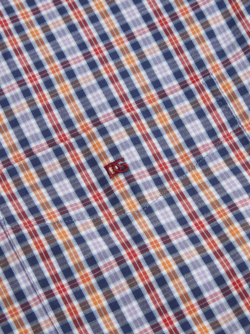 Short Sleeve Casual Shirt - Maroon