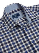 Short Sleeve Casual Shirt - Air Force Blue