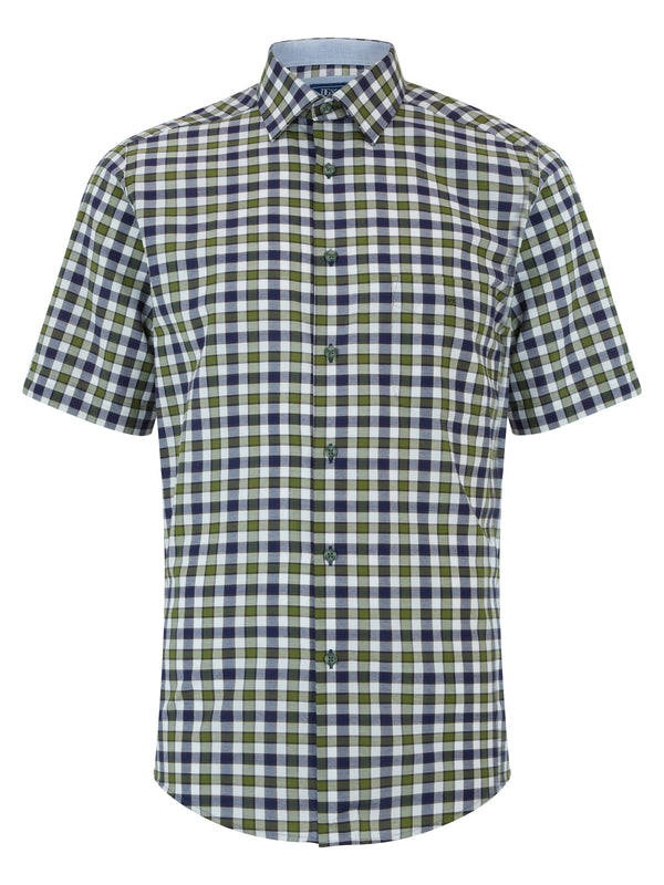 Short Sleeve Casual Shirt - Khaki