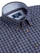 Long Sleeve Casual Shirt - Slate Blue