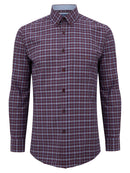 Regular/ivano Casual Shirt - Maroon