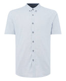 Rome Short Sleeve Shirt - Light Blue Grey