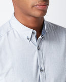 Rome Short Sleeve Shirt - Light Blue Grey