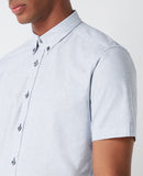 Rome Short Sleeve Shirt - Light Blue Grey