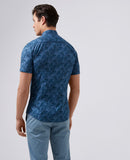 Slim Short Sleeve Shirt - Dark Blue