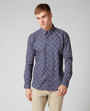 Ashton L/s Shirt - Navy1