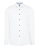 Seville Tapered Parker Shirt - White