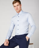 Slim/F Ashton Shirt - Light Blue Grey