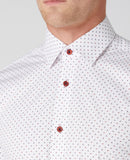 Remus Uomo Seville Print Long Sleeve Tap - Light Pink