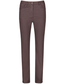 Inspiring Art Nouveau Trouser - Dark Chestnut