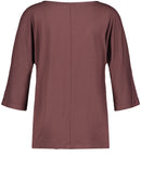 Inspiring Art Nouveau T-shirt - Chestnut/rose