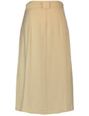 Neutral Simplicity Woven Skirt - Desert