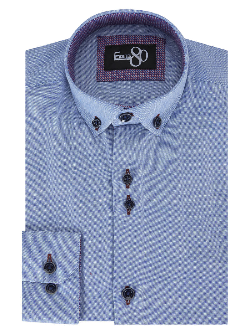 Henley/C Ben Shirt - Sky Blue