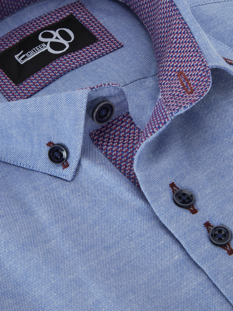 Henley/C Ben Shirt - Sky Blue