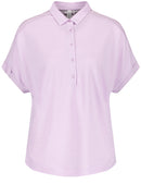 Floral Simplicity 1/2 Sleeve Blouse - Light Viola