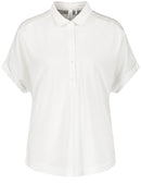 Floral Simplicity 1/2 Sleeve Blouse - Off White