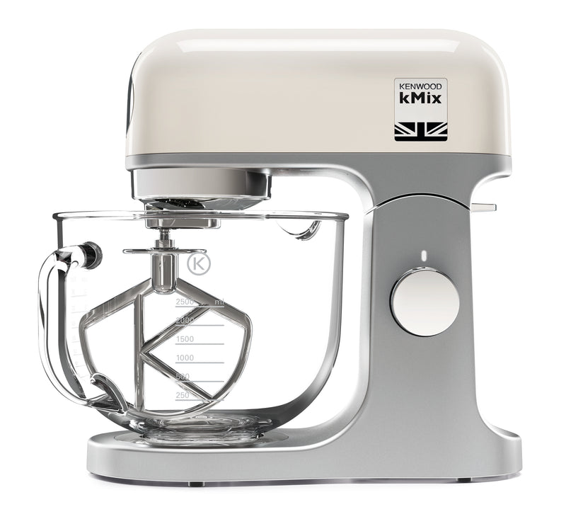 KMix Stand Mixer Cream - With Glass Mixing Bowl